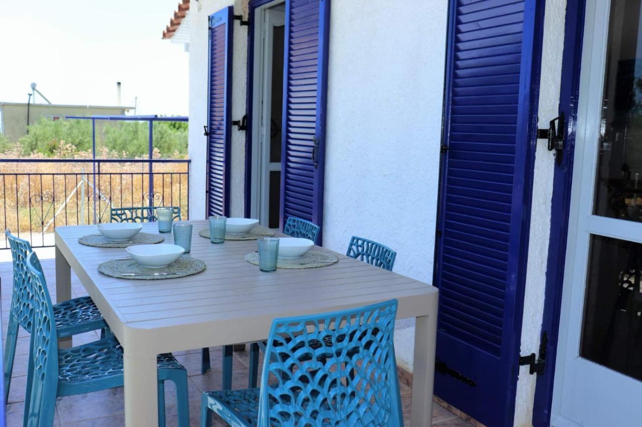 Villa Blue Cocoon - Chrani Messinia Peloponnese- Sea View 800 M From Beach Kültér fotó