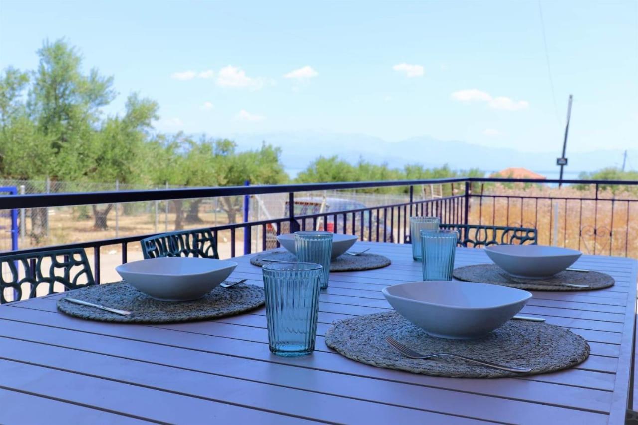 Villa Blue Cocoon - Chrani Messinia Peloponnese- Sea View 800 M From Beach Kültér fotó