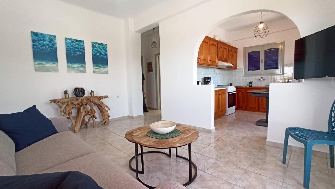 Villa Blue Cocoon - Chrani Messinia Peloponnese- Sea View 800 M From Beach Kültér fotó