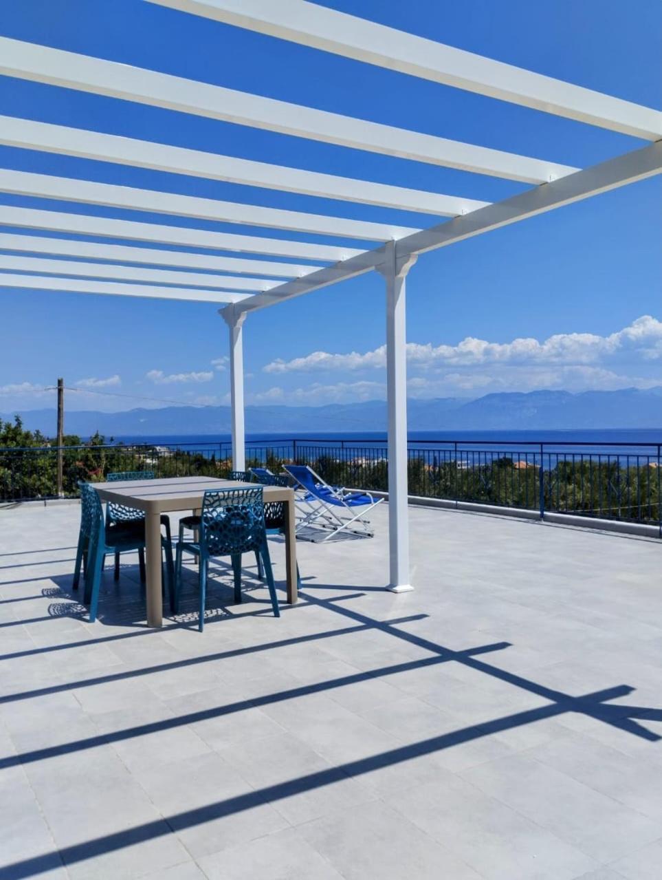 Villa Blue Cocoon - Chrani Messinia Peloponnese- Sea View 800 M From Beach Kültér fotó